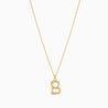 Textured Initial Necklace