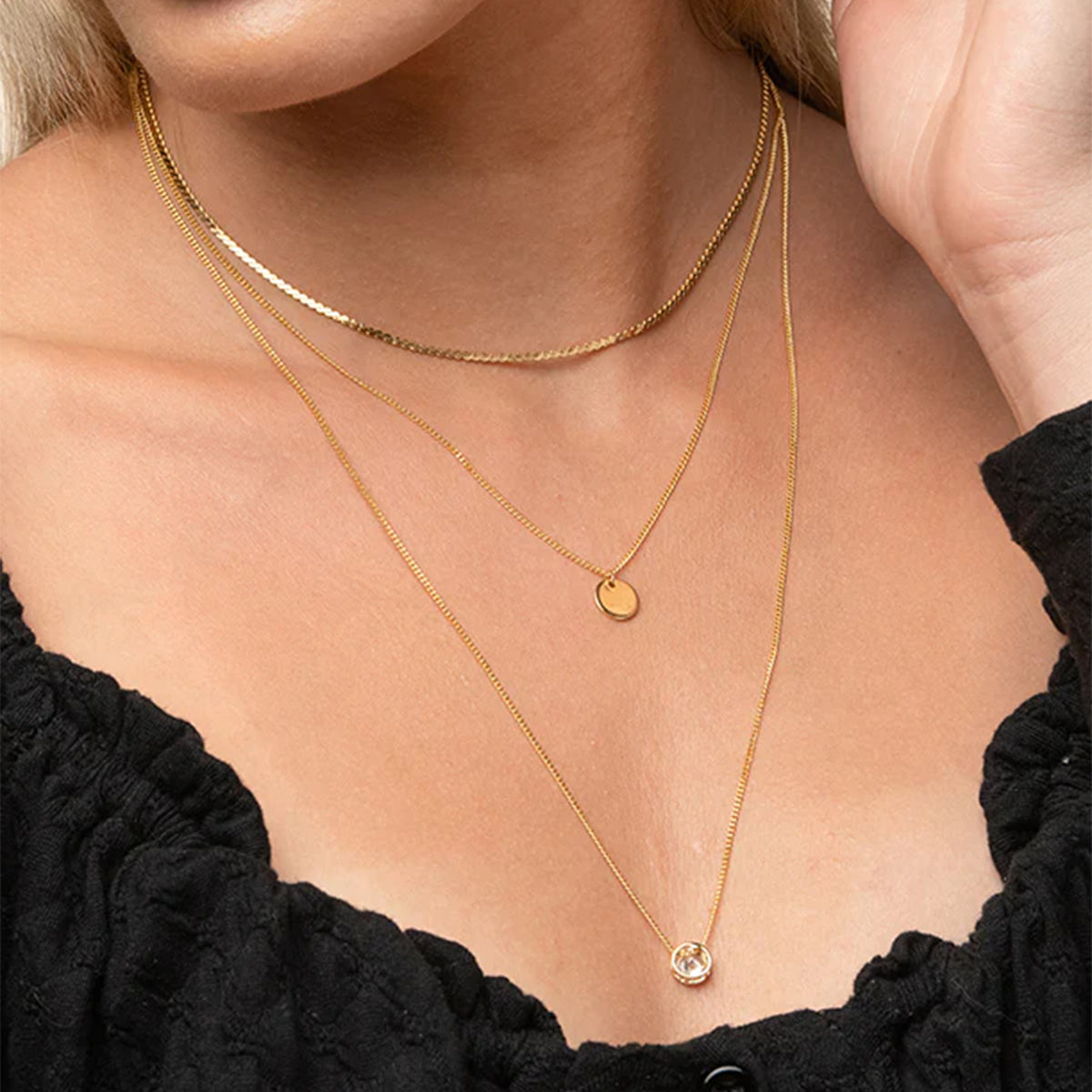 Kassie Layered Necklace – Bearfruit Jewelry