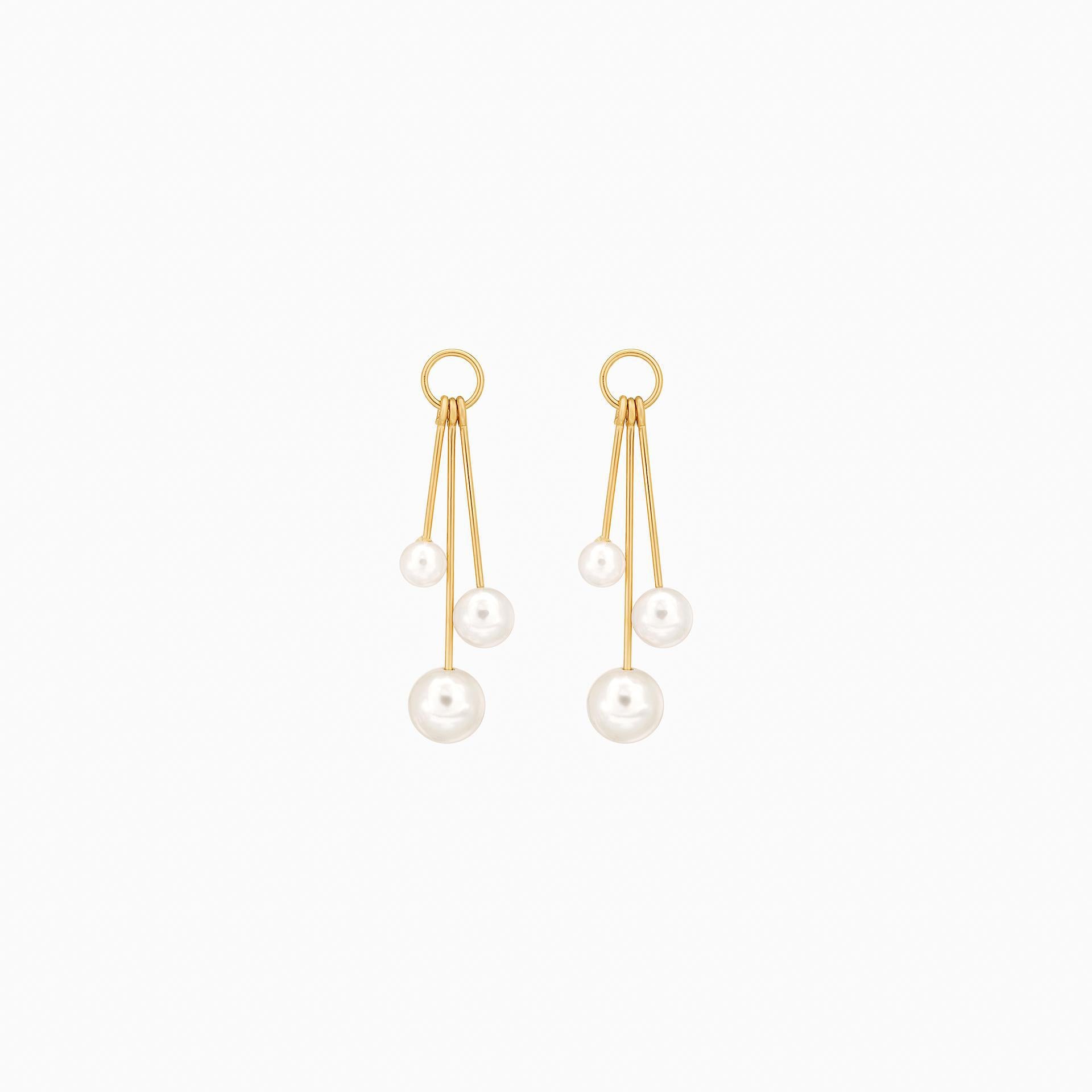 Lia Pearl Earrings – Bearfruit Jewelry