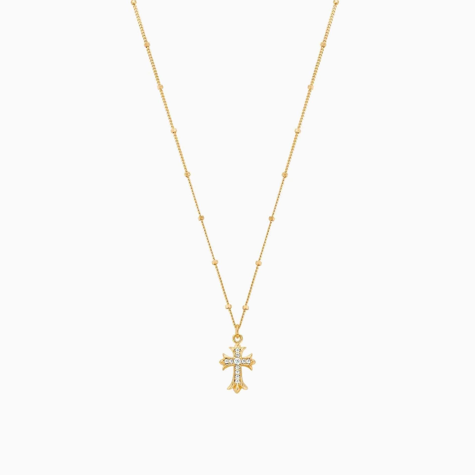 Isla Cross Necklace – Bearfruit Jewelry