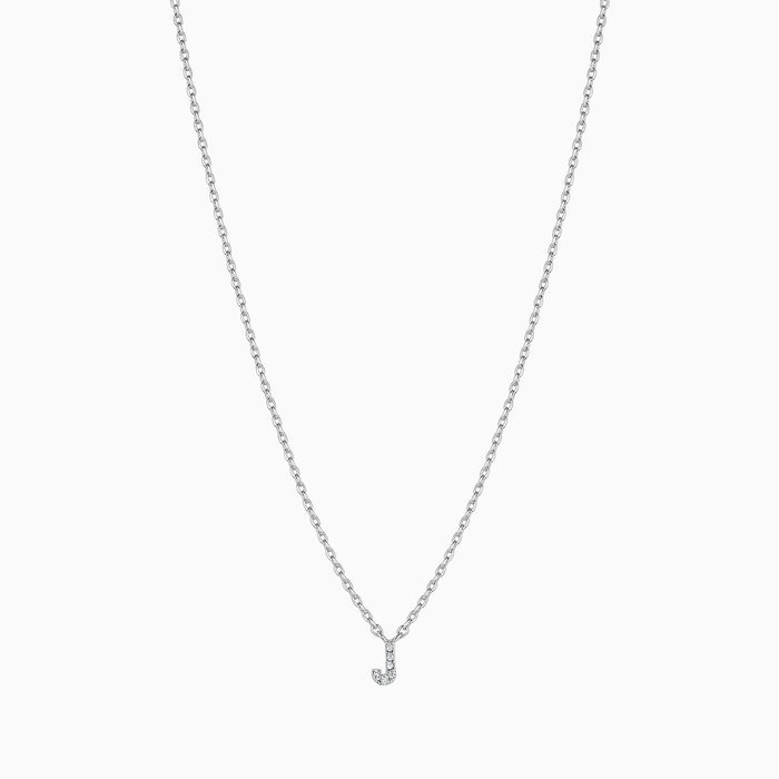 Crystal Initial Necklace