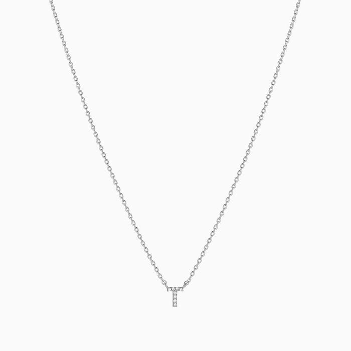 Crystal Initial Necklace