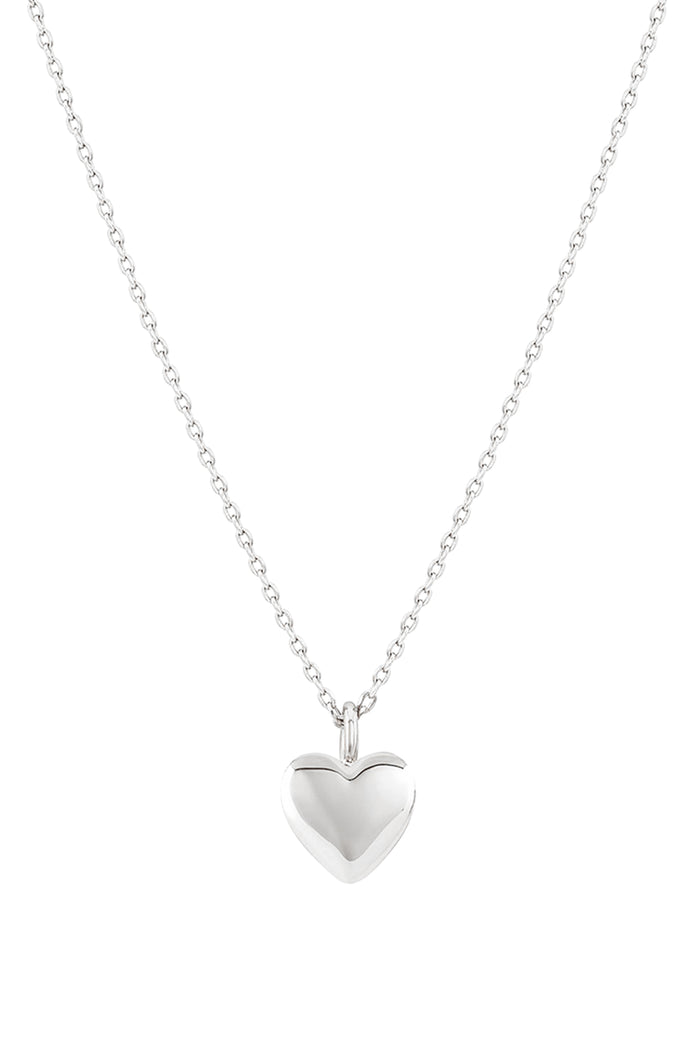 Puffed Heart Necklace