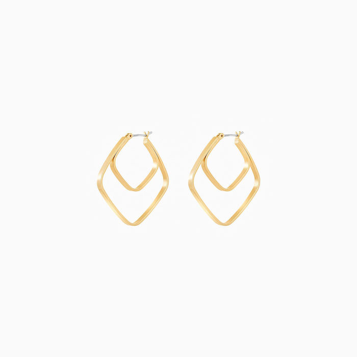 May Double Hoop Earrings