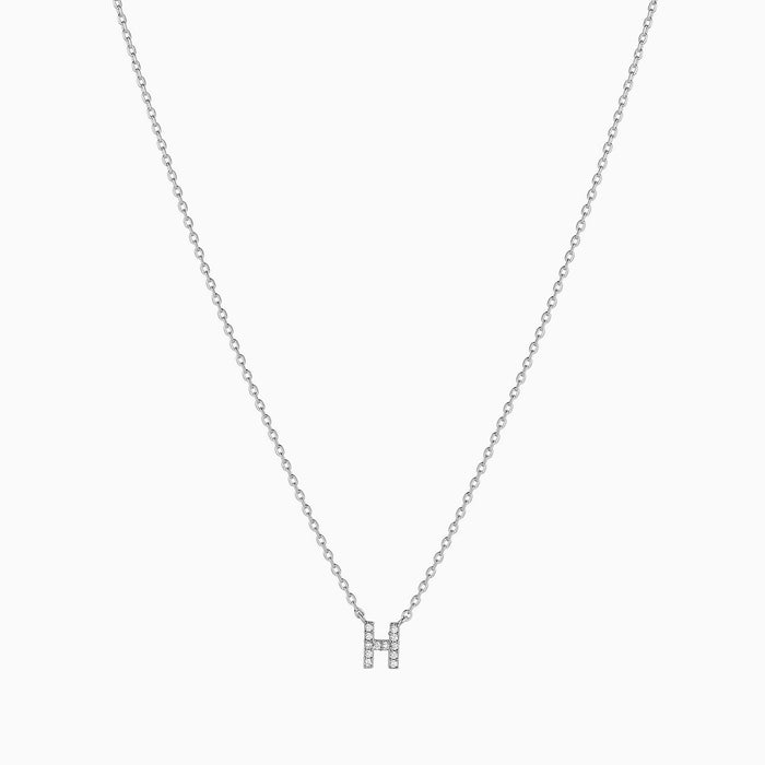 Crystal Initial Necklace