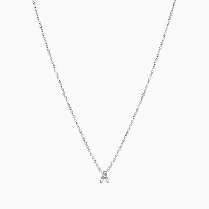 Crystal Initial Necklace