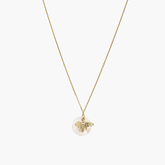 Bee Pearl Necklace