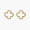 Aria Clover Stud Earrings