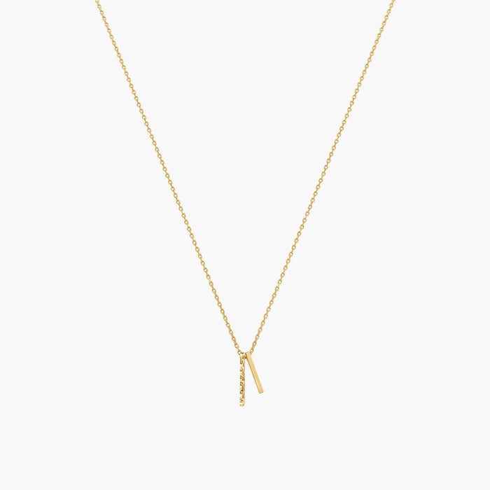 Skylar Double Bar Necklace