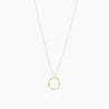 Long Marianne Circle Necklace