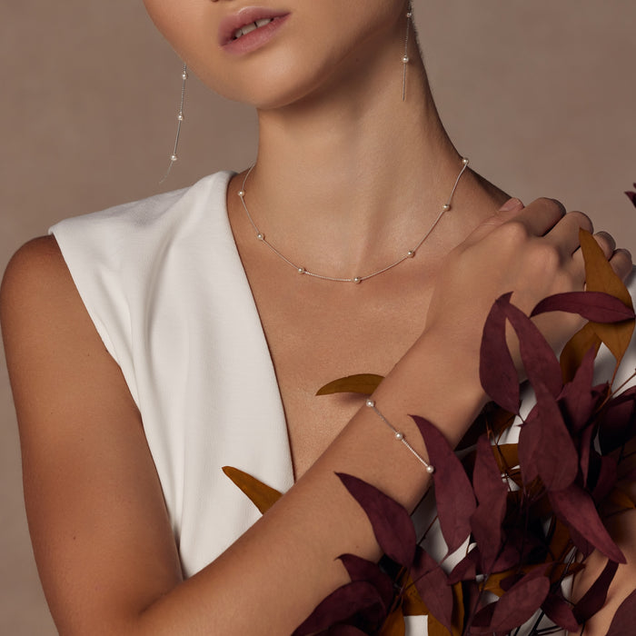 Infinite Pearl Bracelet