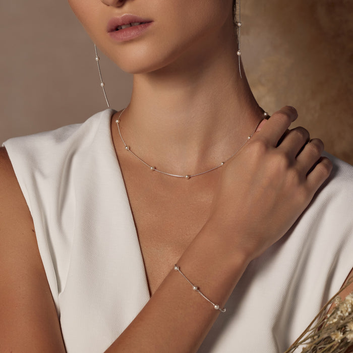 Infinite Pearl Bracelet