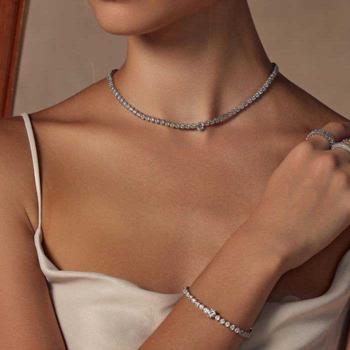 Celeste Tennis Bracelet