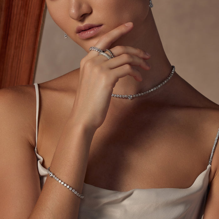 Celeste Tennis Bracelet