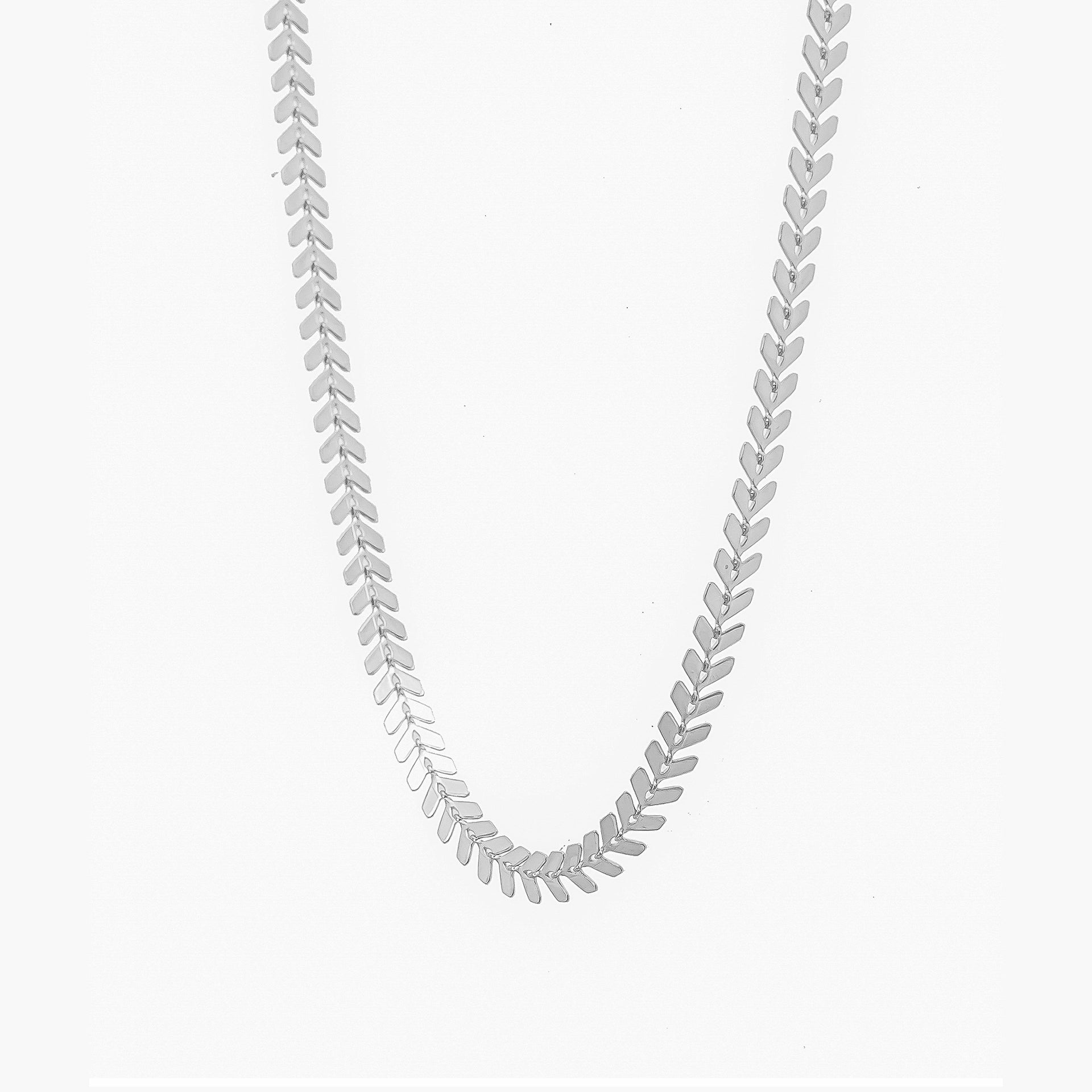You're the One™ 1/3 CT. T.W. Certified Lab-Created Diamond Chevron Necklace  in 14K White Gold (F/SI2) – 18.5