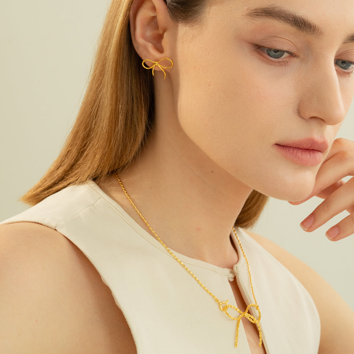 Colette Chic Bow Stud Earrings