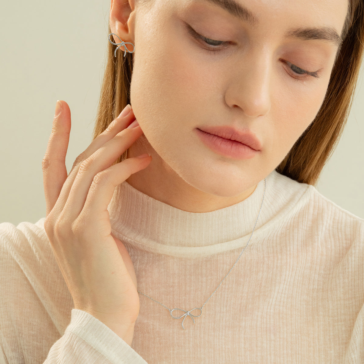 Colette Chic Bow Stud Earrings