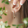 Cora Linear Hoop Earrings