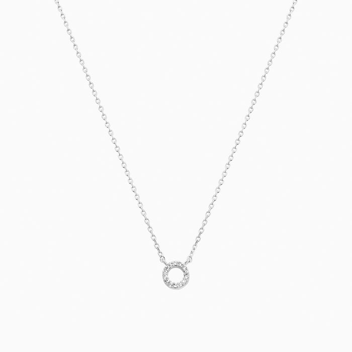 Crystal Initial Necklace