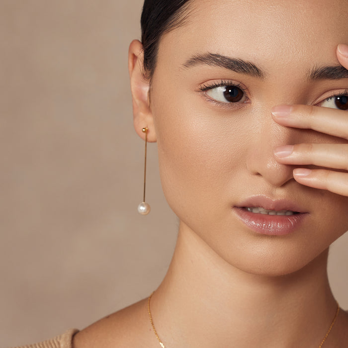 Dangled Pearl Earrings