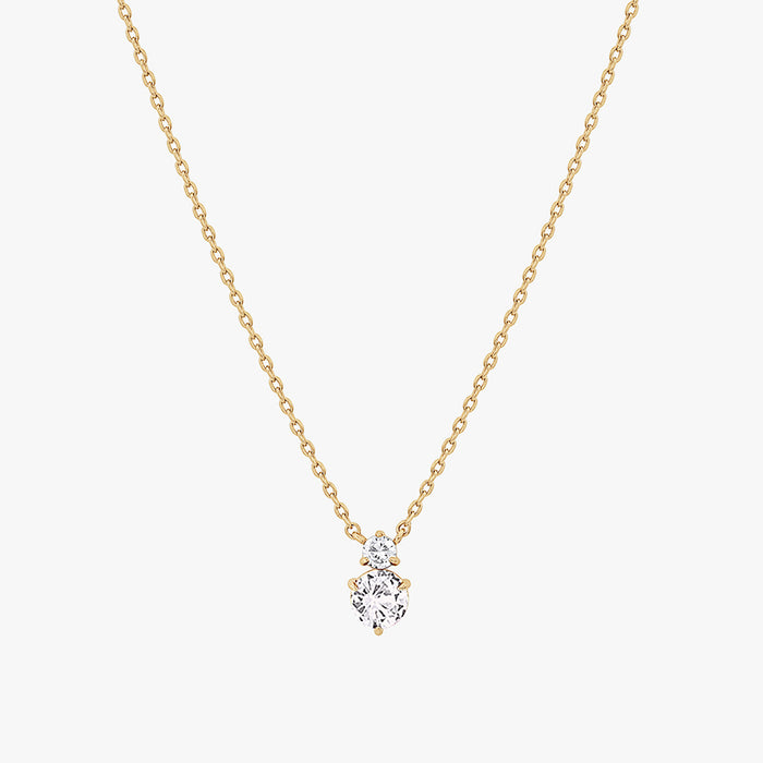 Deux Birthstone Necklace