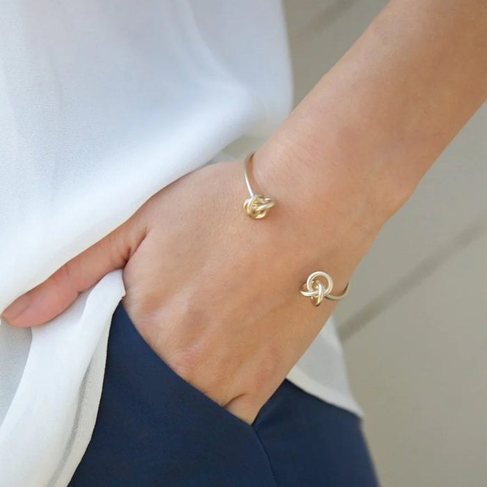 Knotted Cuff Bracelet