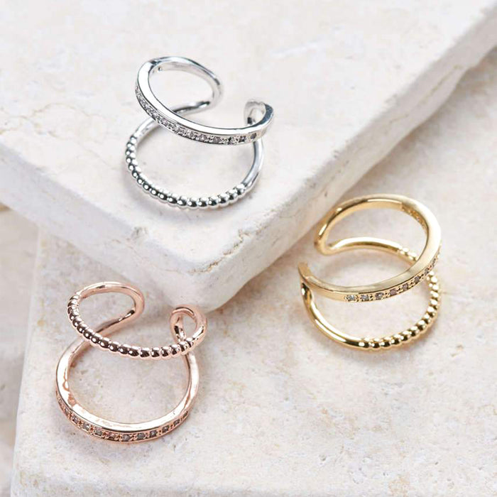 Lily Double Band Ring
