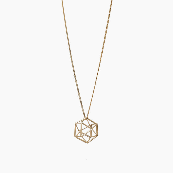 Long 3D Ball Necklace