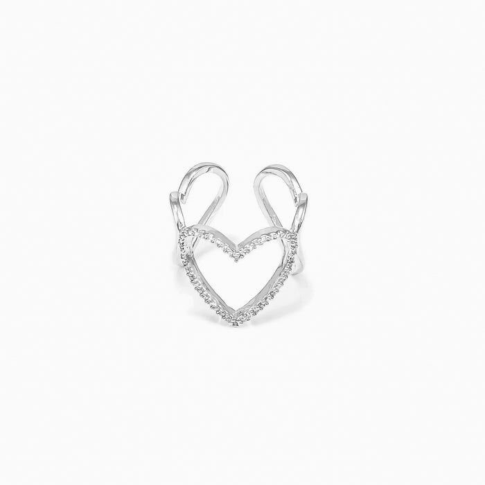 Mae Triple Heart Statement Ring