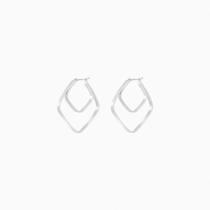 May Double Hoop Earrings