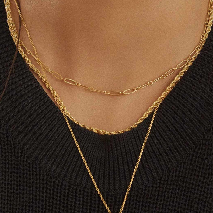 Chain and Rope Necklace