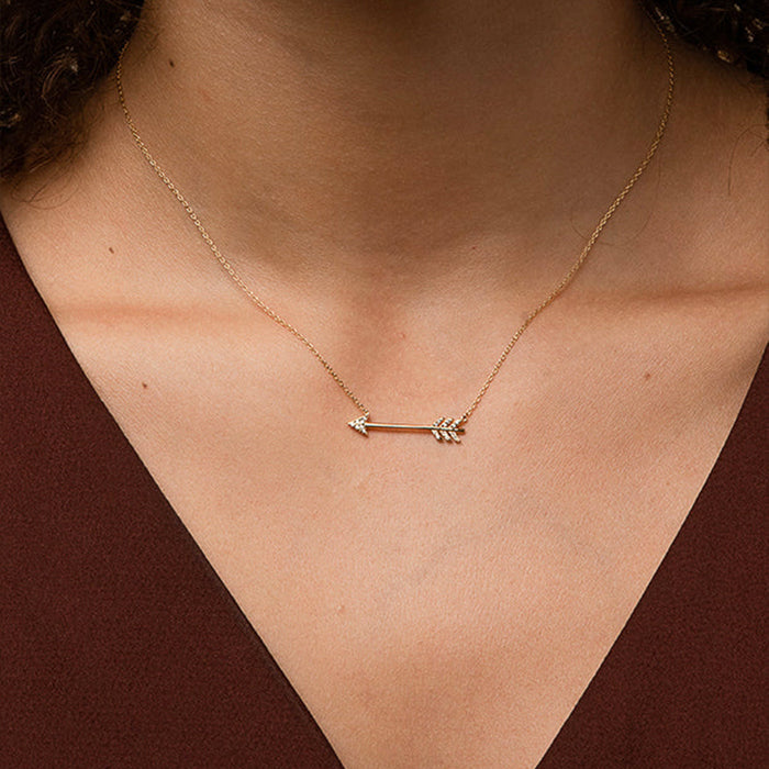 Chevron Arrow Necklace