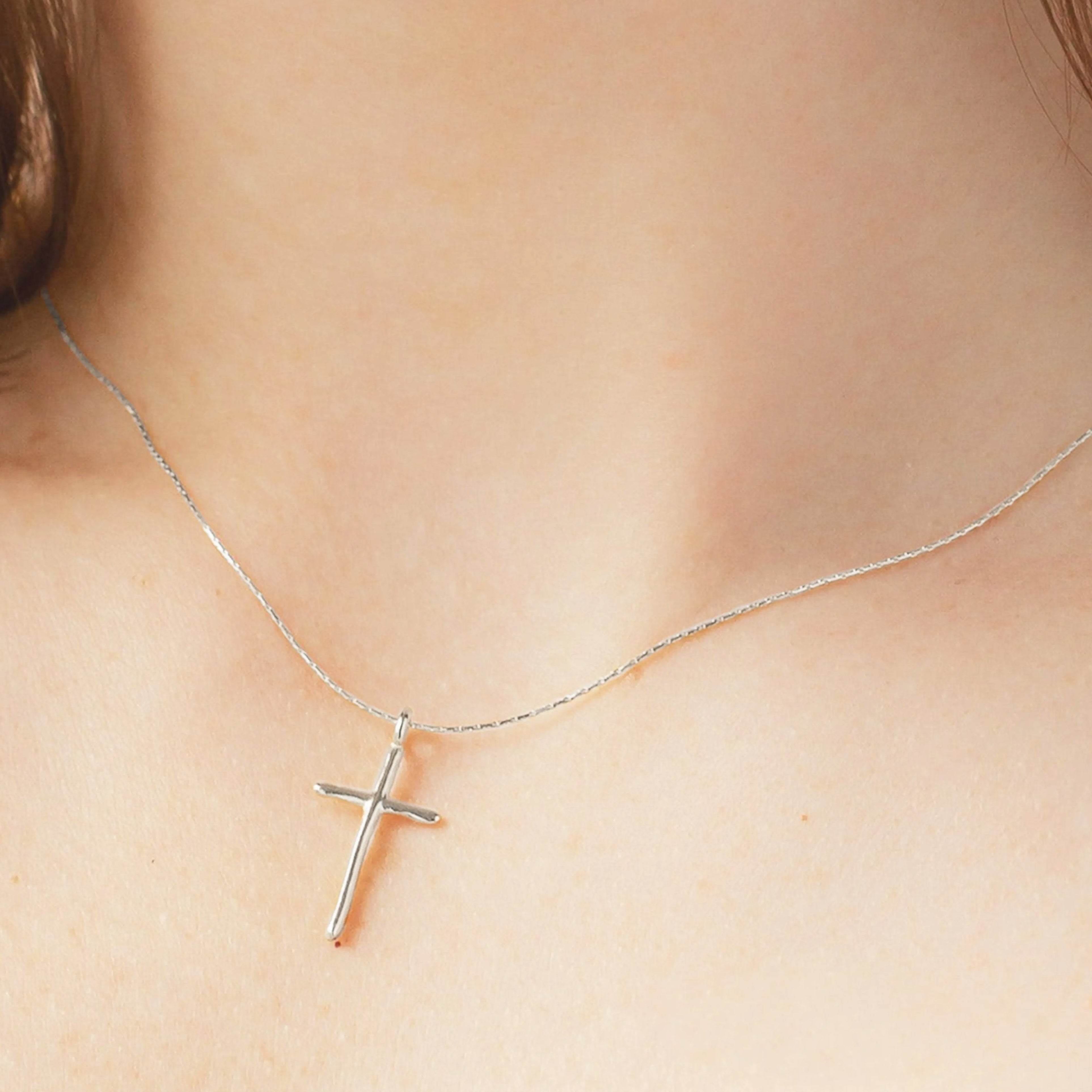 Ariel Cross Necklace – Bearfruit Jewelry