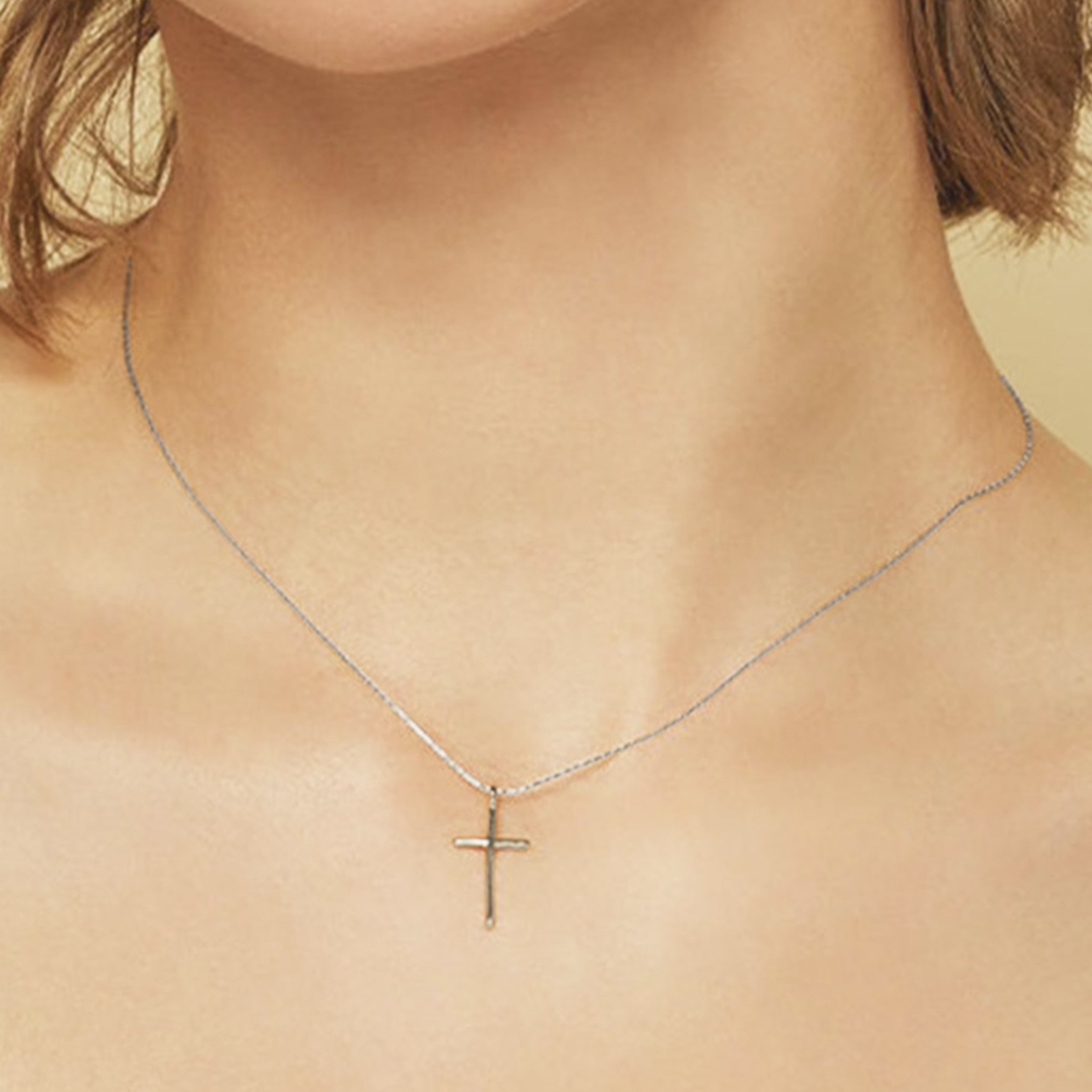 Ariel Cross Necklace – Bearfruit Jewelry