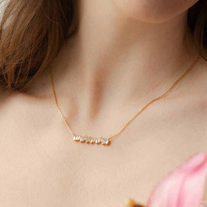 Clara Abstract Crystal Necklace