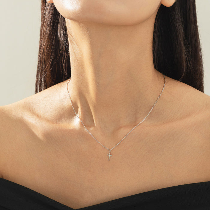 Marielle Mini Cross Necklace
