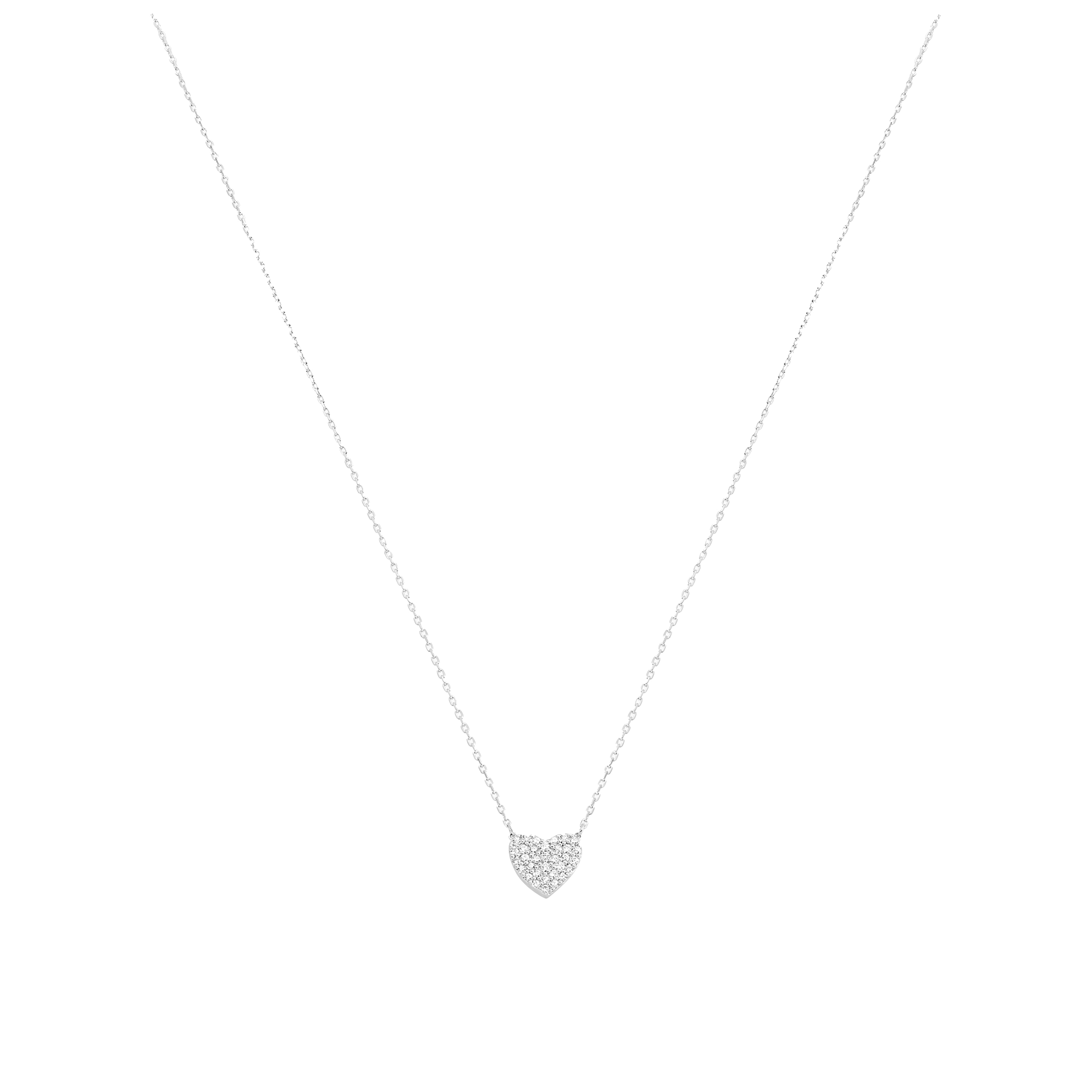 Crystal Heart Necklace – Bearfruit Jewelry Crystal Heart Necklace – Bearfruit Jewelry