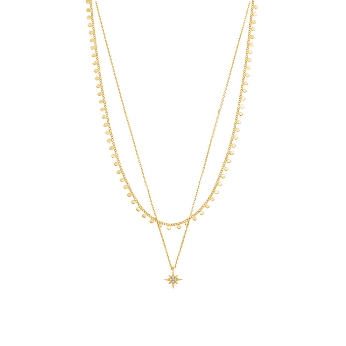 North Star Layered Necklace