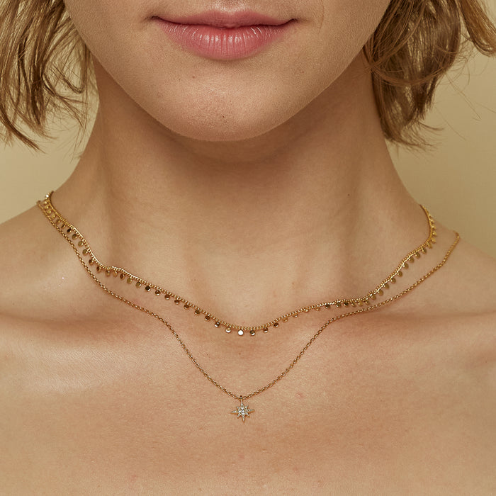 North Star Layered Necklace