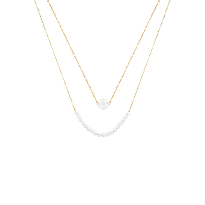 Perfect Pearl Pair Necklace Set