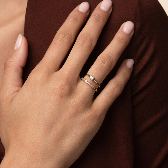 Saya Double Band Ring