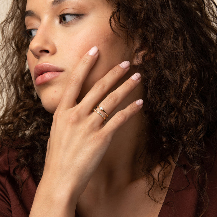 Saya Double Band Ring