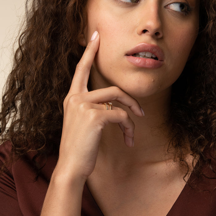 Saya Double Band Ring