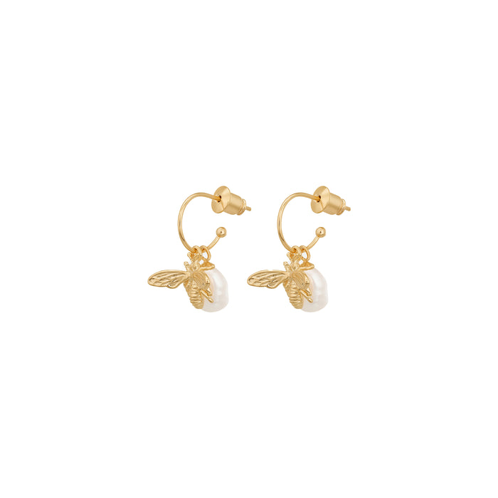 Bee Pearl Earrings