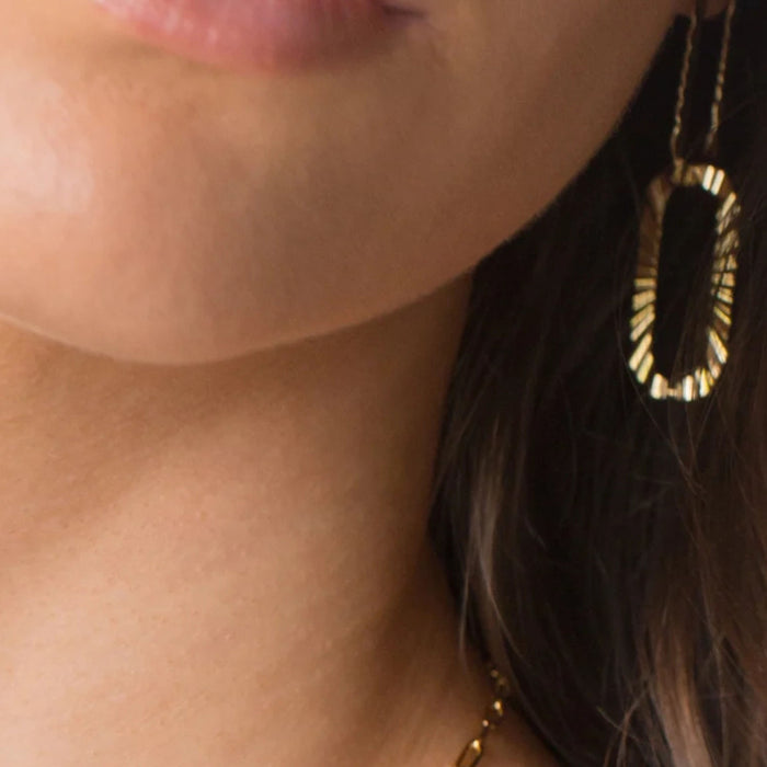 Jessica Oval Earrings