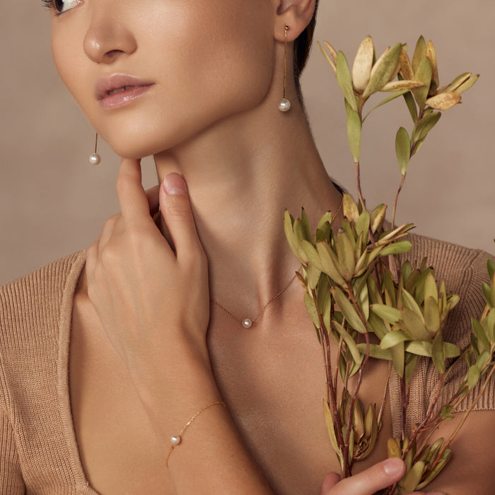 Abby Pearl Necklace & Bracelet Set