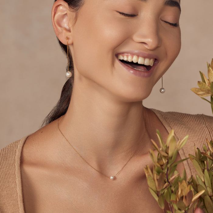 Abby Pearl Necklace & Earrings Set