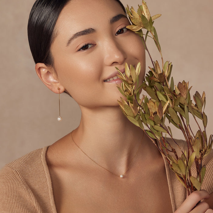 Abby Pearl Necklace & Earrings Set