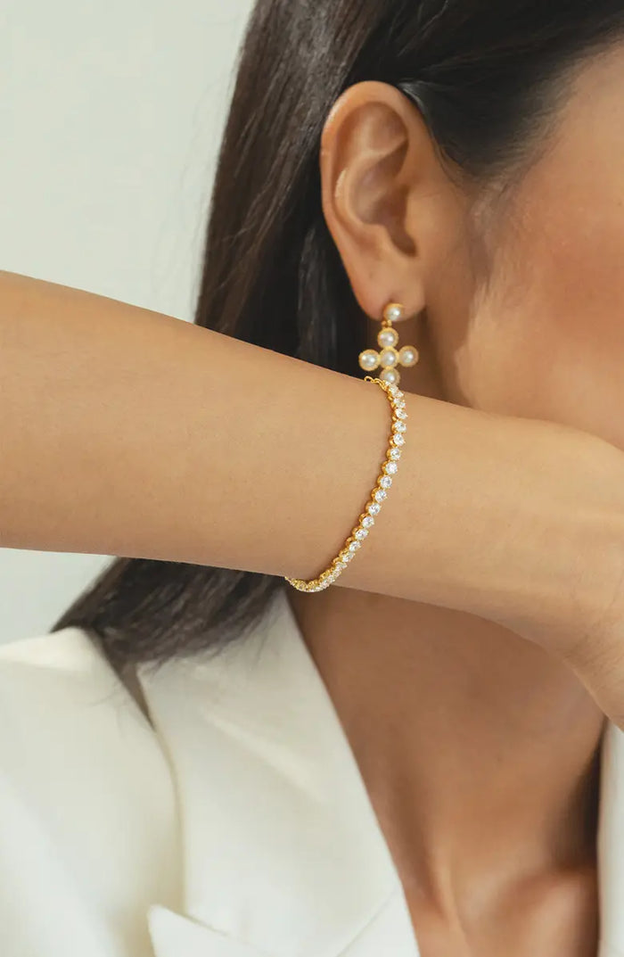 Josephine Tennis Necklace & Bracelet Set