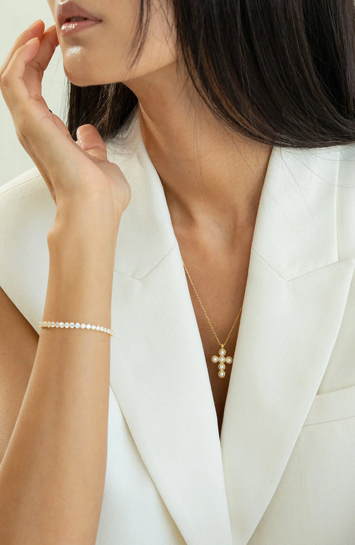 Josephine Tennis Necklace & Bracelet Set